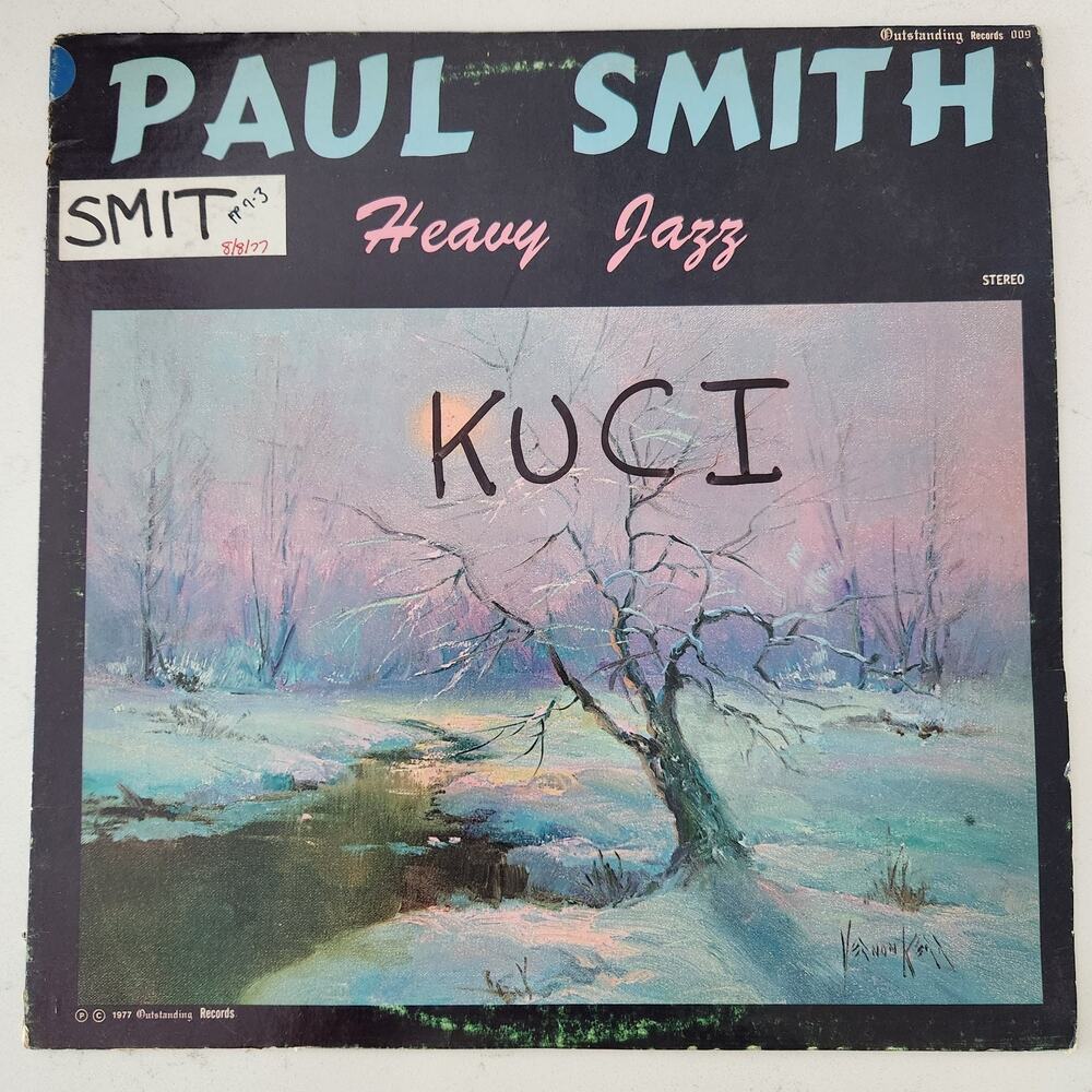 PAUL SMITH Heavy Jazz 1977 OUTSTANDING RECORDS Jazz LP EX Vinyl RAY BROWN